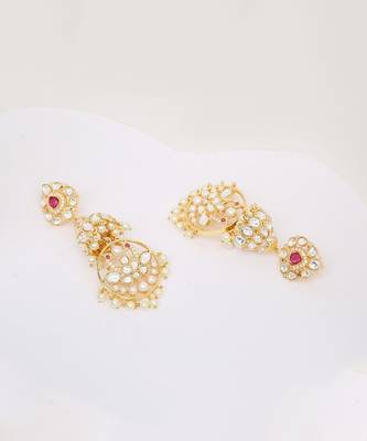 Red Gold Rhodium Earings 3