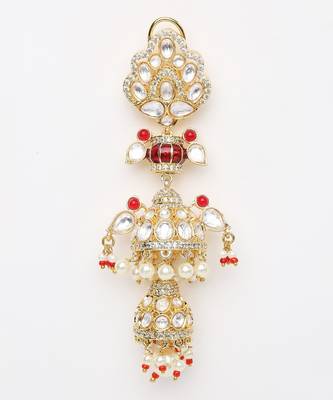 Red Gold Rhodium Earings 2