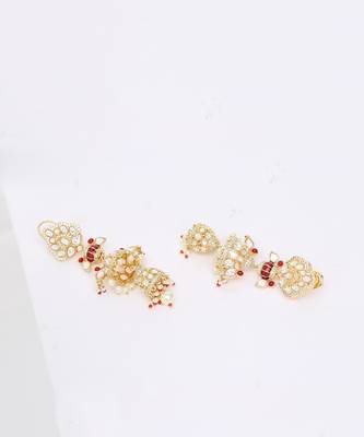 Red Gold Rhodium Earings 3