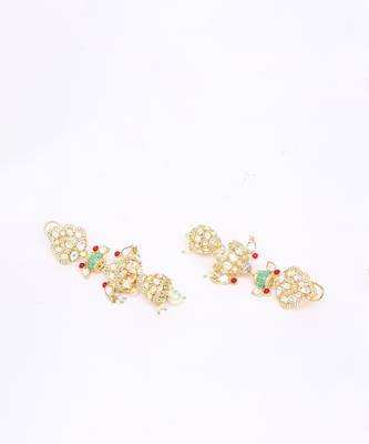 Green Gold Rhodium Earings 3
