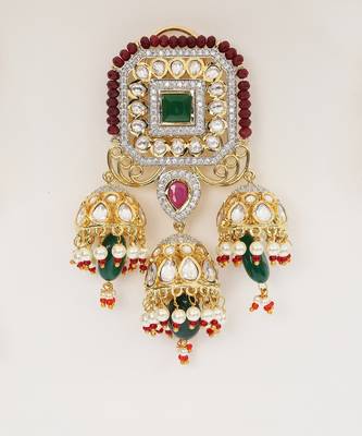 Pink Gold Rhodium Earings 2