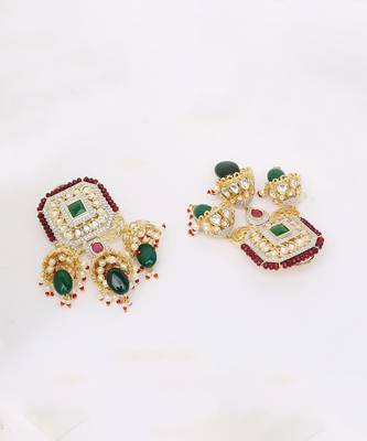 Pink Gold Rhodium Earings 3