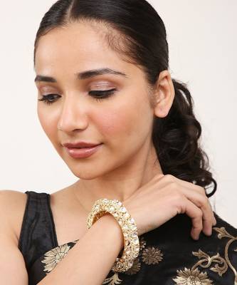 Colourless Gold Rhodium Kada 1