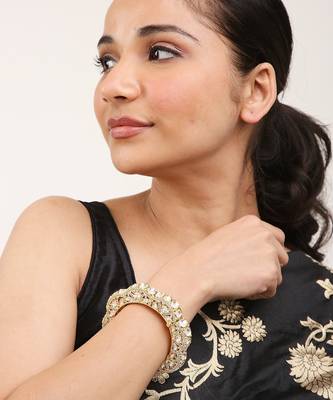 Colourless Gold Rhodium Kada 2