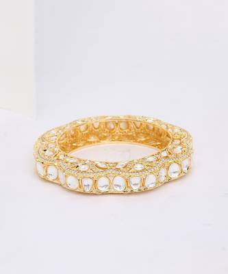 Colourless Gold Rhodium Kada 3