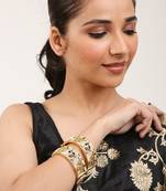 White Gold Rhodium Bangles