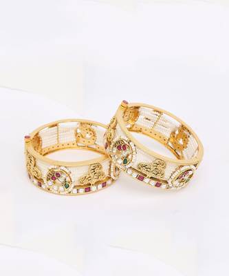 White Gold Rhodium Bangles 3