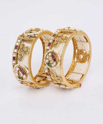 White Gold Rhodium Bangles 4
