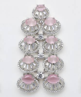 Pink Silver Rhodium N.Set 3