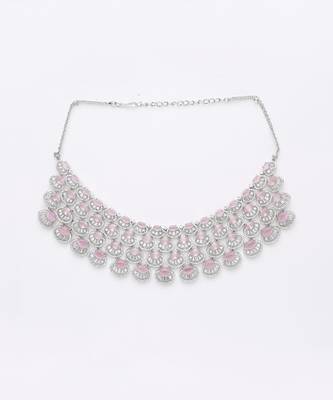 Pink Silver Rhodium N.Set 5