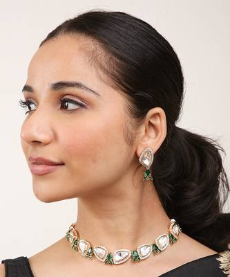 Green Rose-Gold Rhodium Set 1