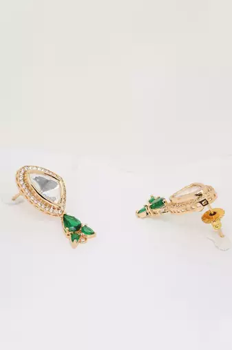 Green Rose-Gold Rhodium Set