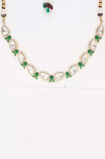 Green Rose-Gold Rhodium Set