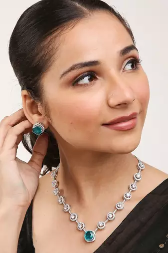 Green Silver Rhodium Set