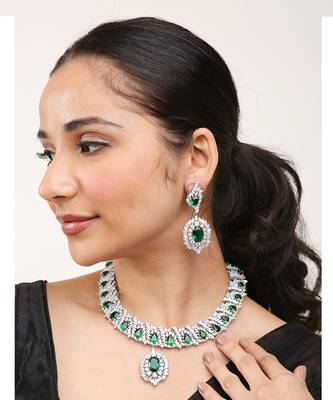 Green Silver Rhodium Set 1