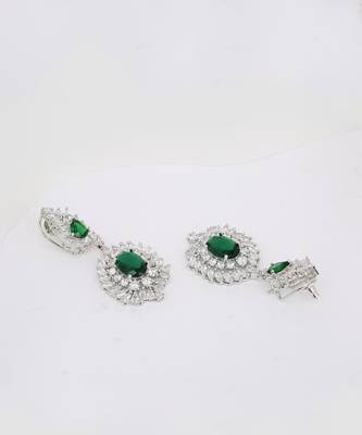 Green Silver Rhodium Set 2