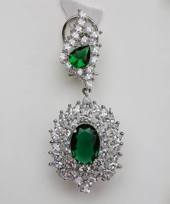 Green Silver Rhodium Set 3