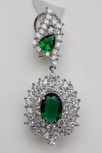 Green Silver Rhodium Set