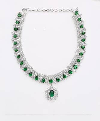 Green Silver Rhodium Set 4