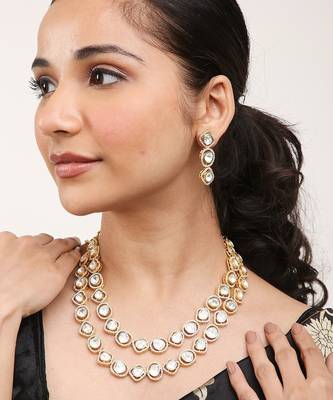 Colourless Gold Rhodium Set 2