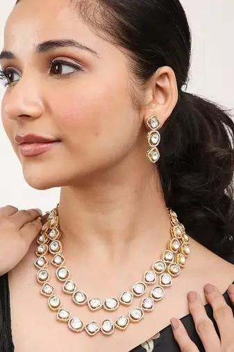 Colourless Gold Rhodium Set