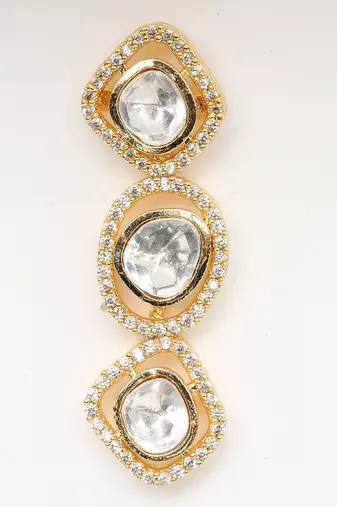 Colourless Gold Rhodium Set