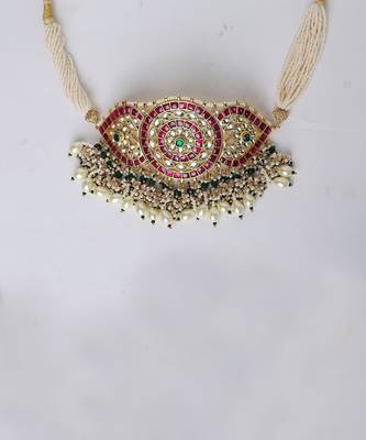 Green Gold Rhodium Kundan Set 4