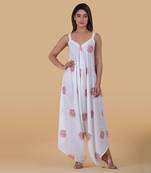 Frosty White Palazzo Jumpsuit