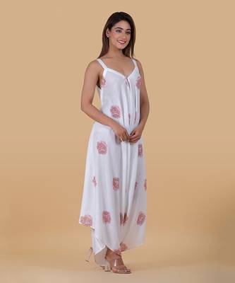Frosty White Palazzo Jumpsuit 2