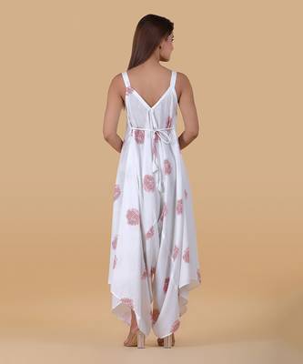 Frosty White Palazzo Jumpsuit 3