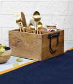 Rugged Wood Cutlery Caddy/Holder