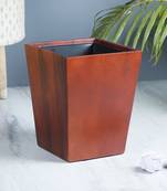 Dwindle Wastebasket From Mahogany Collection