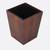 Dwindle Wastebasket From Mahogany Collection