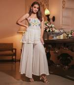 Snow White Sharara Set