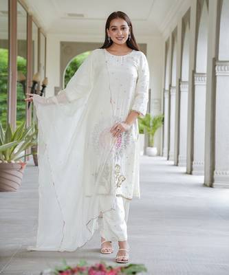 Icy Yellow Kurta Suit 1