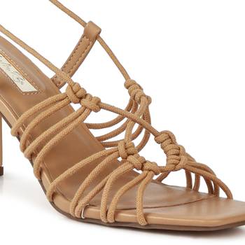 Strings Attach Braided Tie Up Block Heeled Sandal
 4
