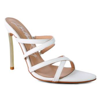 White High Heeled Sandals 1