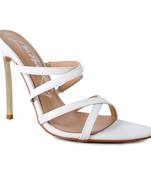 White High Heeled Sandals