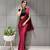 MAROON PLAIN READY TO WEAR RANGOLI SILK SAREE WITH BLOUSE