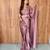 WINE PLAIN READY TO WEAR RANGOLI SILK SAREE WITH BLOUSE