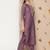 Purple plain silk ethnic-kurtis