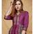 Designer casual Purple Dola Silk Gown