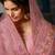 Pink Embroidered Tussar Silk Salwar Up To 42" Size