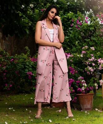 Rose Quartz Pant Suit 1