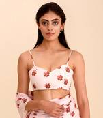 Powder Pink Printed Bralette