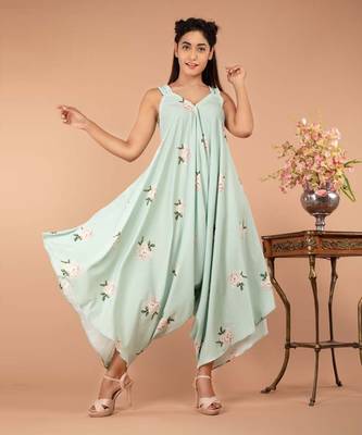Mint Green Adriatic Mist Strap Jumpsuit 1