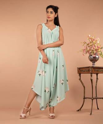 Mint Green Adriatic Mist Strap Jumpsuit 4