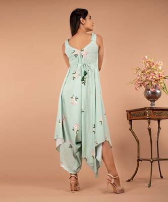 Mint Green Adriatic Mist Strap Jumpsuit 5