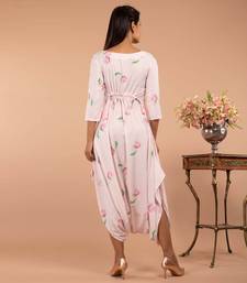 Pink Light Hearted Pink Dhoti Jumpsuit