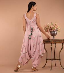 Pink Tuberose Pink Strap Jumpsuit